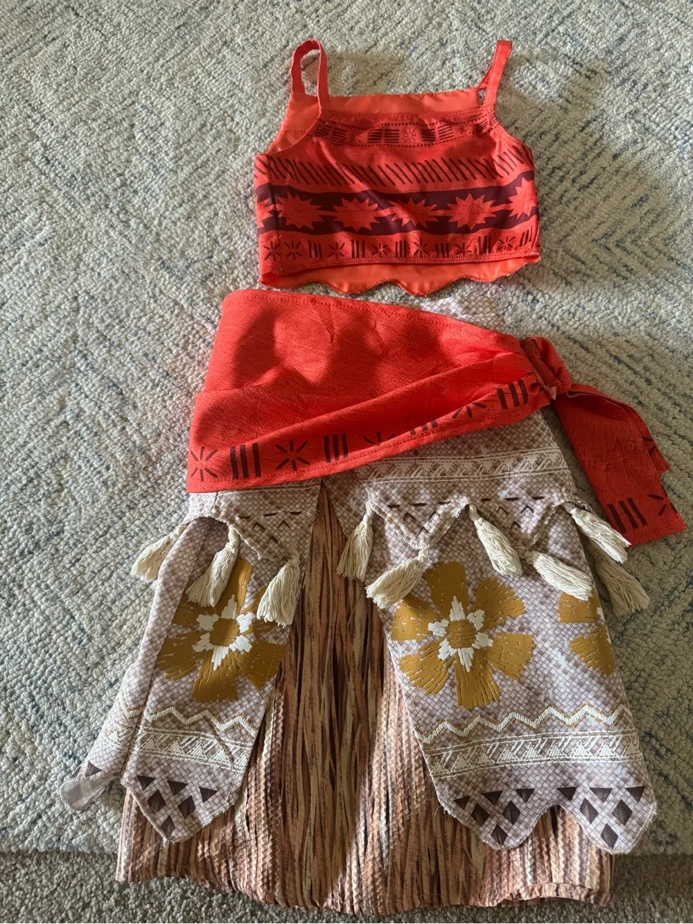 Girls’ Two-Piece Disney Princess Moana Costume Set